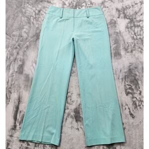 Vintage DFA New York Pants Womens‎ 12 Blue High Rise Wide Leg Stretch Office